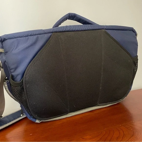 L.L. Bean Navy Messenger Laptop Bag